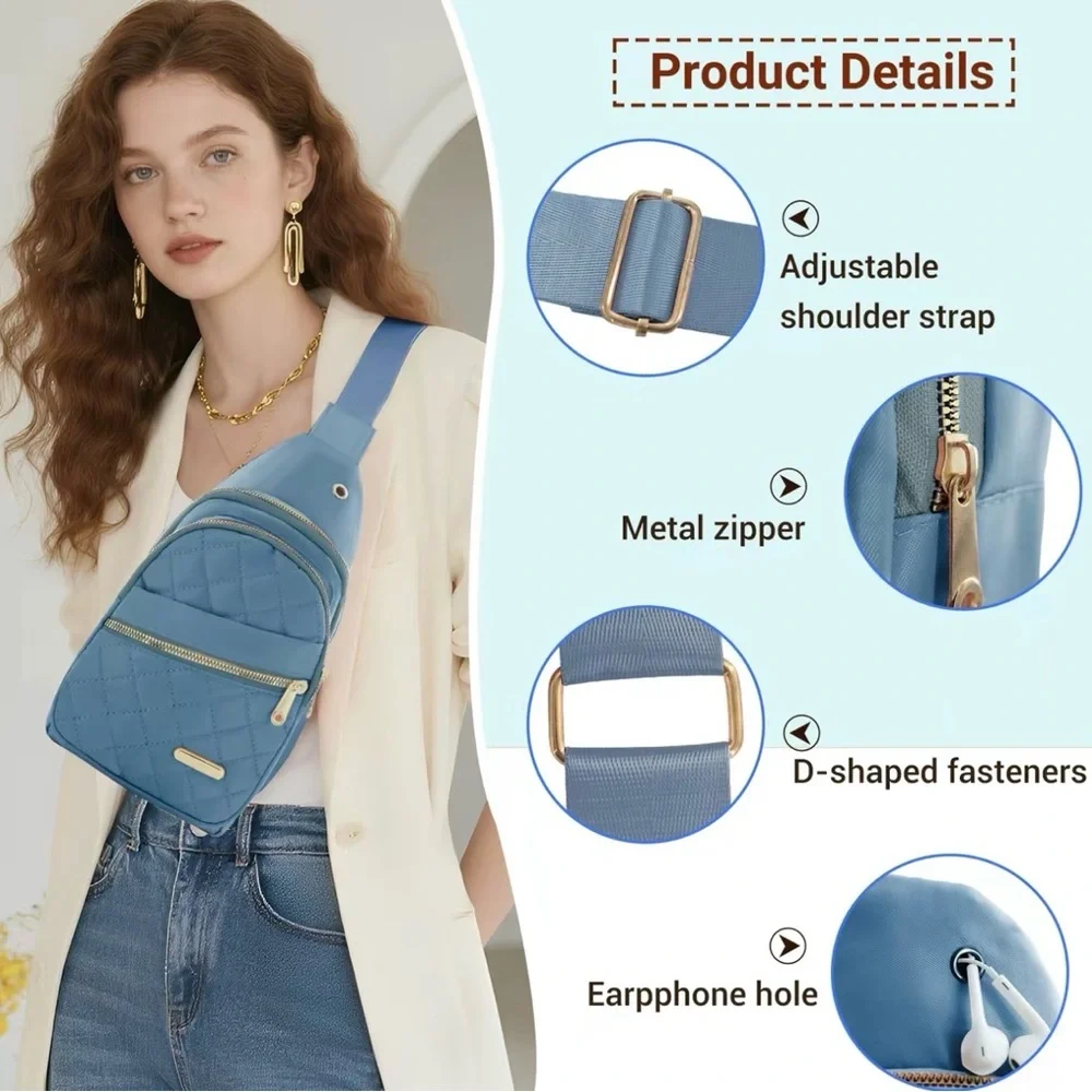 Small Sling Backpack Crossbody Belt Bag